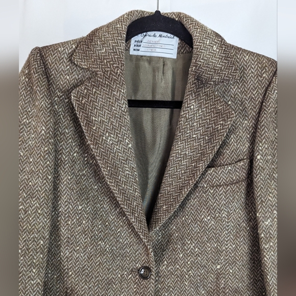 Canadian Opera Company brown wool woven blazer - Picture 2 of 9